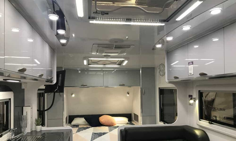 Image of caravan lighting ideas for your Lewis RV caravan