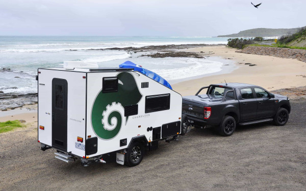 A ute towing caravan weights