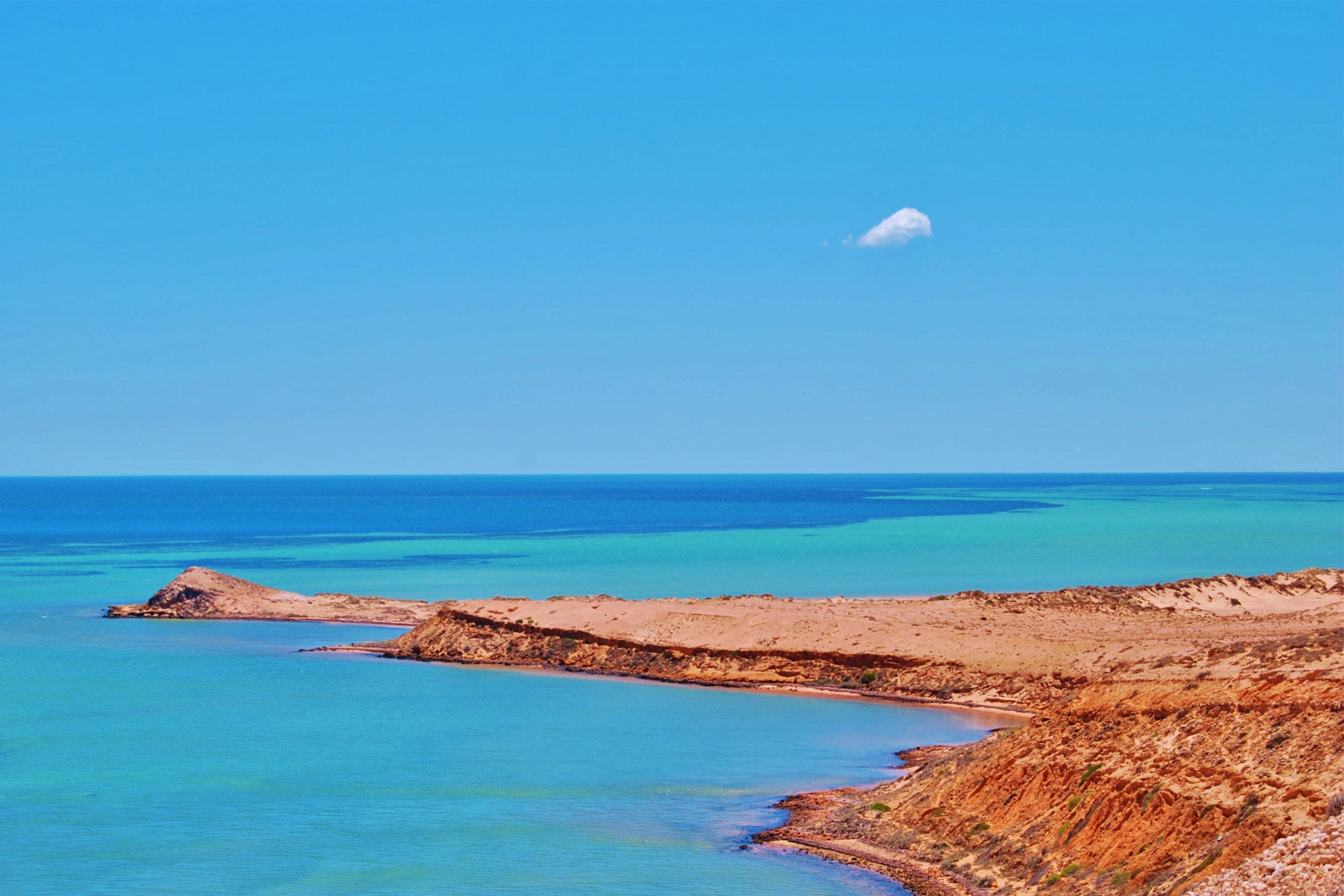 A view of Shark Bay & Monkey Mia