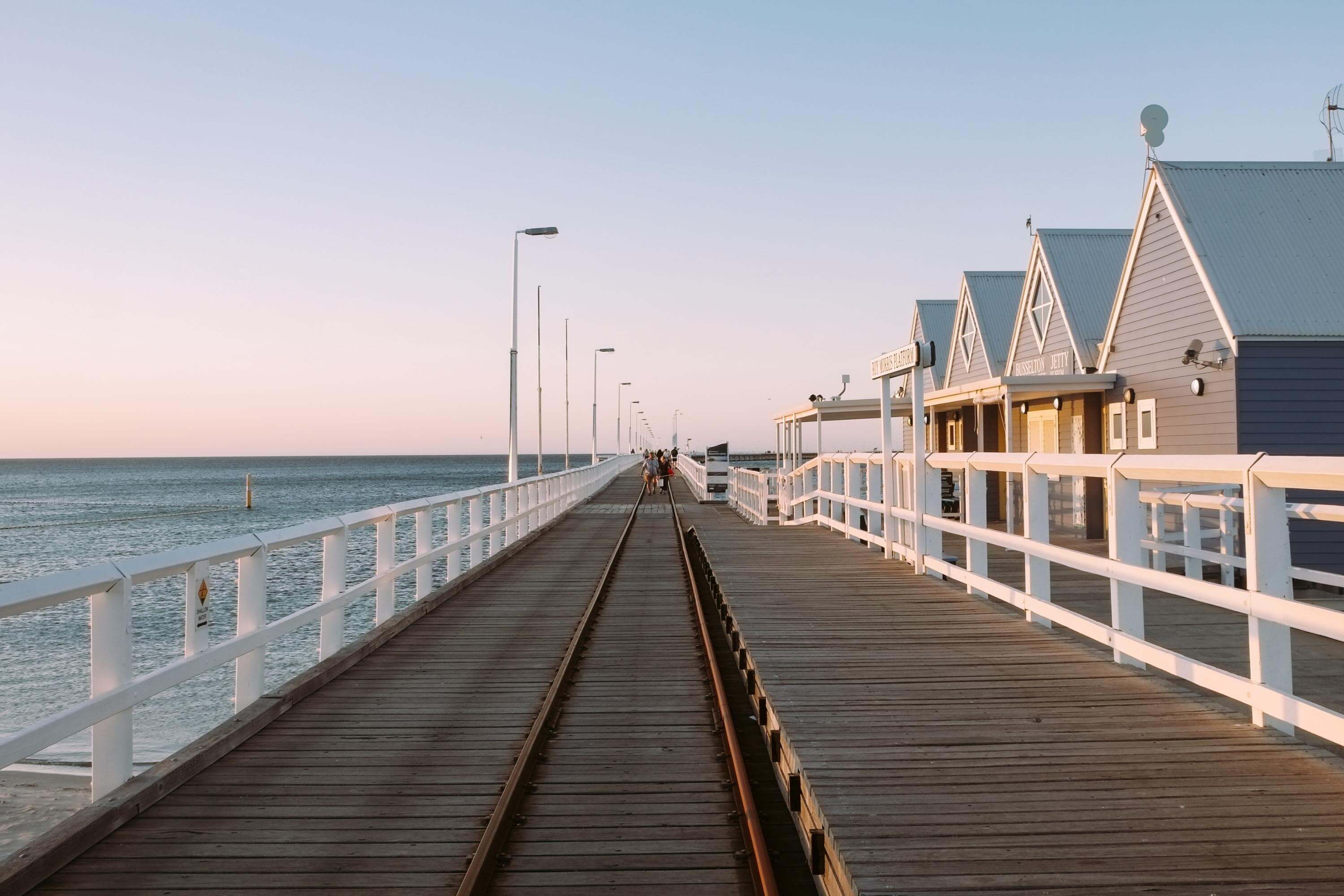 Busselton jetty as a caravan destination 