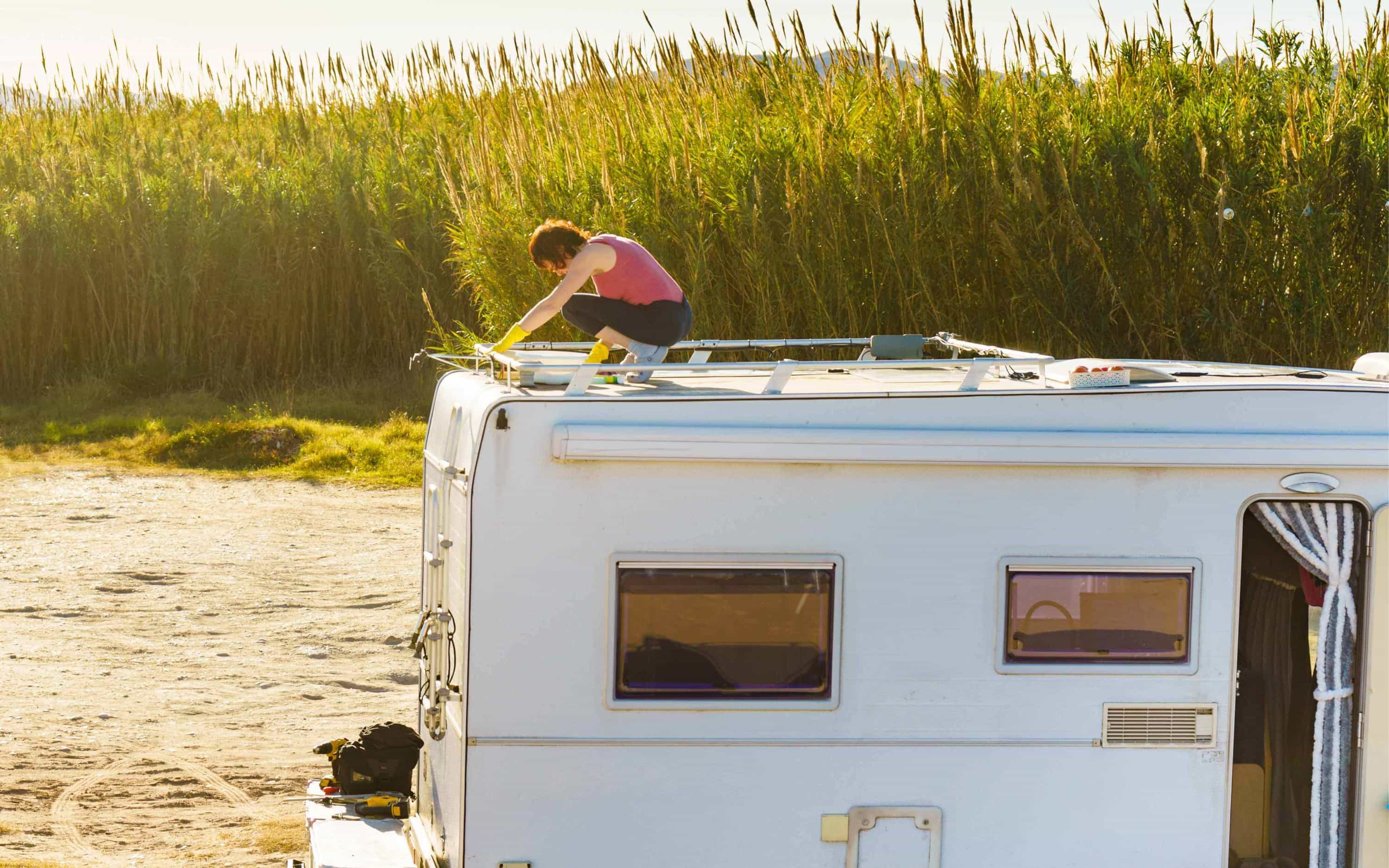 Cleaning Caravans