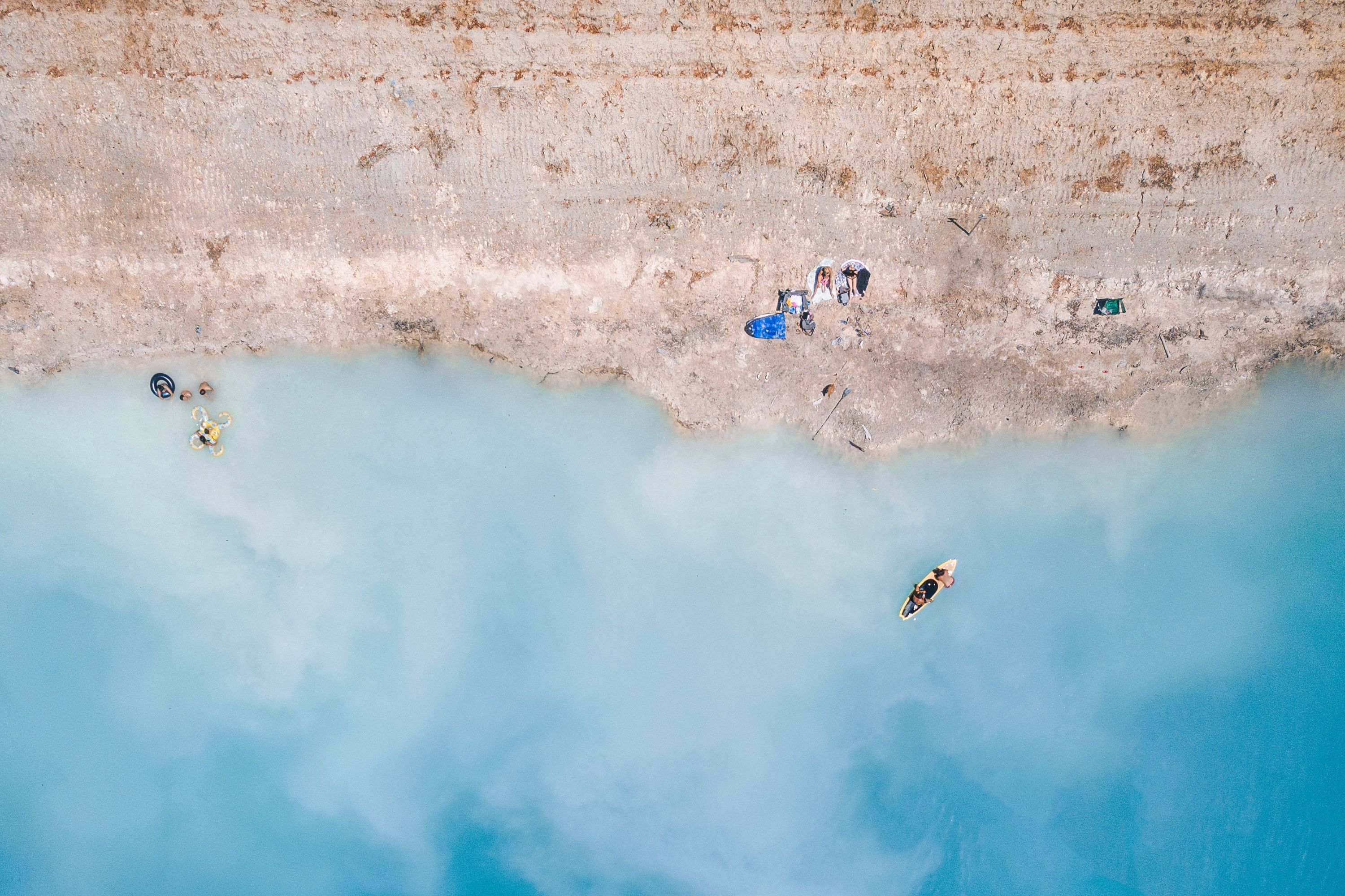 Black Diamond Lake near Collie in Western Australia 