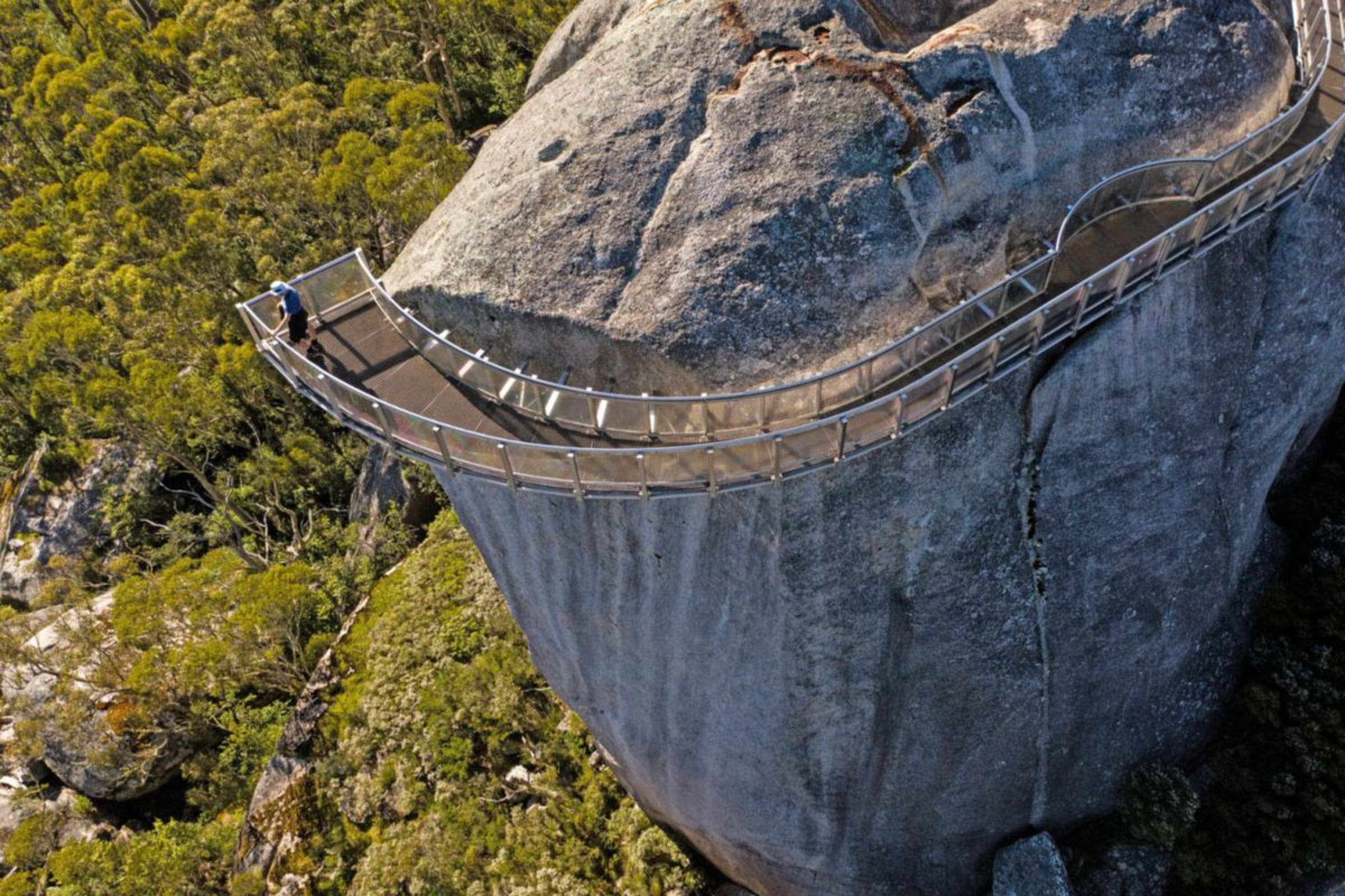 Castle Rock Skywalk in Albany